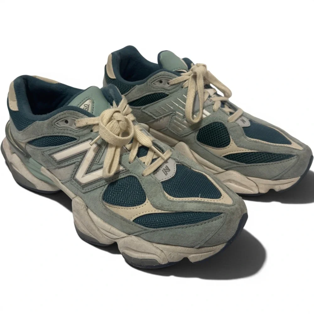 New Balance 9060 Size 10.5 Mineral Blue Retro Chunky Lifestyle Sneakers U9060FG